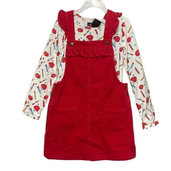 Cynthia Rowley Corduroy Back To School 2-Piece Jumper Set Size 5 - Picture 1 of 9